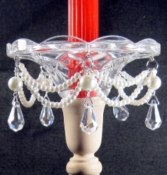 Candle Drip Guards Crystal Bobeches